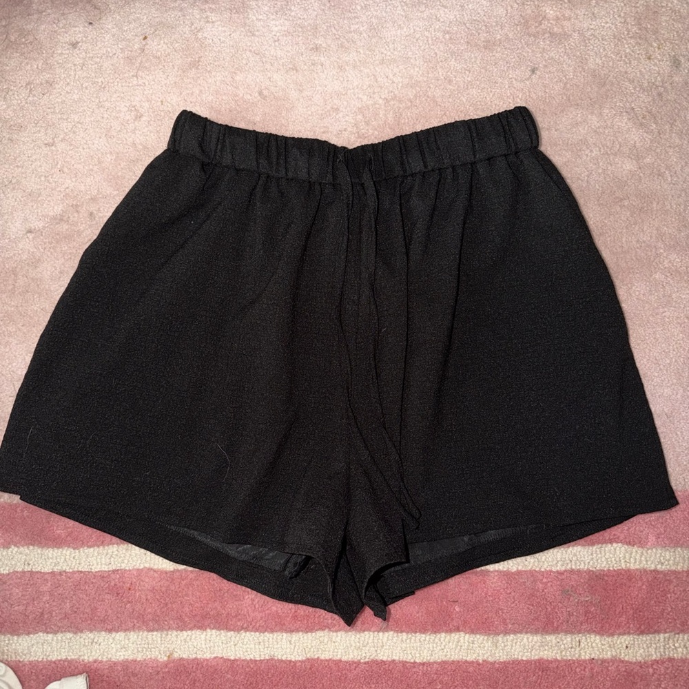 HYFVE Black High Waist Women's Shorts